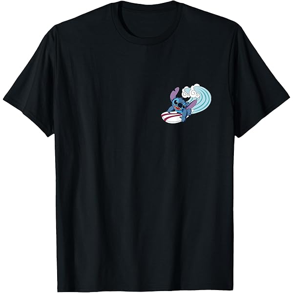 Amazon.com: Disney Lilo & Stitch Small Pocket Breakout 626 T-Shirt
